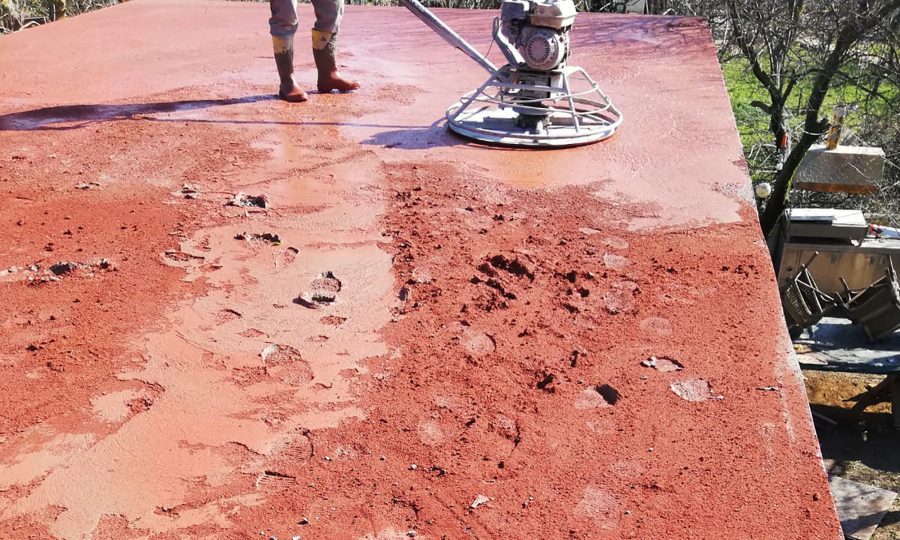 Boyalı Beton Dökme